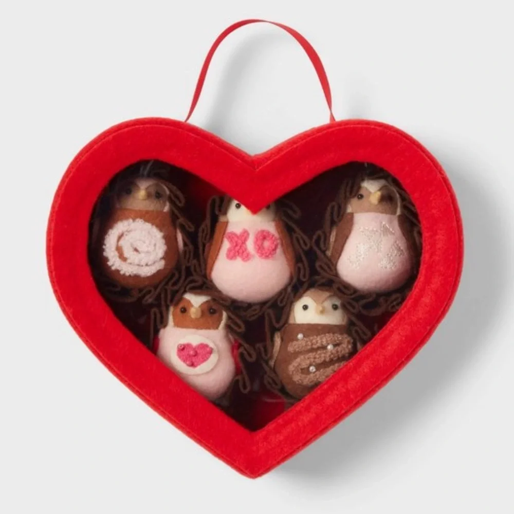 Target Featherly Friends Chocolate Box Valentine's Day NWT
